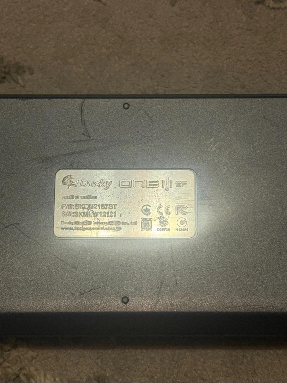 Ducky One SF Gaming Keyboard